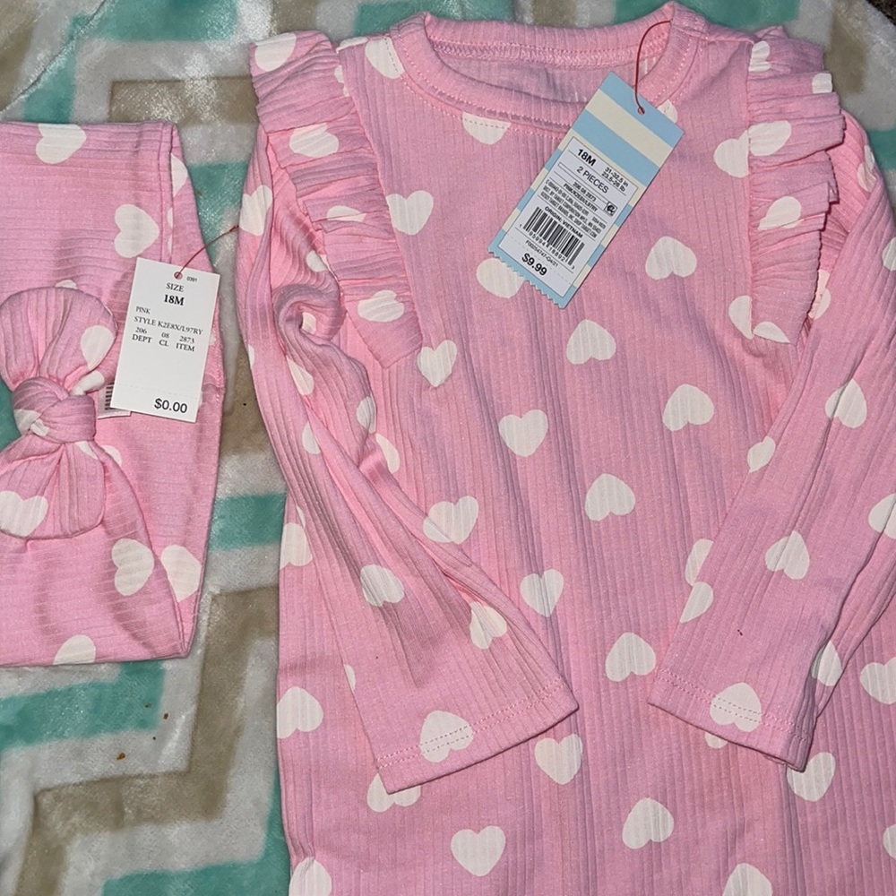 Cat and Jack Pink Romper